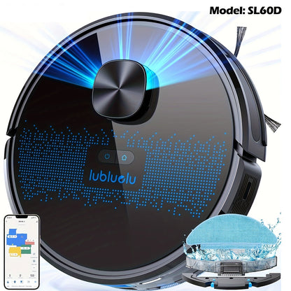 Robotstofzuiger SL60/B40 – Robotstofzuiger – Robotreiniger – Stofzuigrobot – Automatische Stofzuiger – Lidar Navigatie – 6500Pa Zuigkracht