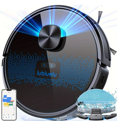 Robotstofzuiger – Dweilrobot – Stofzuigrobot – Automatische Stofzuiger – L15Ultra – 6000Pa Zuigkracht – 360° LiDAR Navigatie