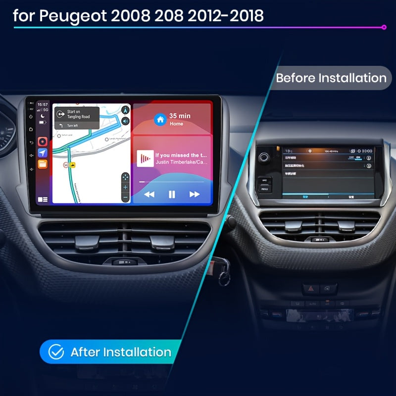 Multimedia Speler Auto – Autoradio – 2DIN Headunit – In-Car Entertainment – Navigatiesysteem – WiFi Verbinding – 10 Inch IPS Touchscreen – 4GB RAM 64GB Opslag