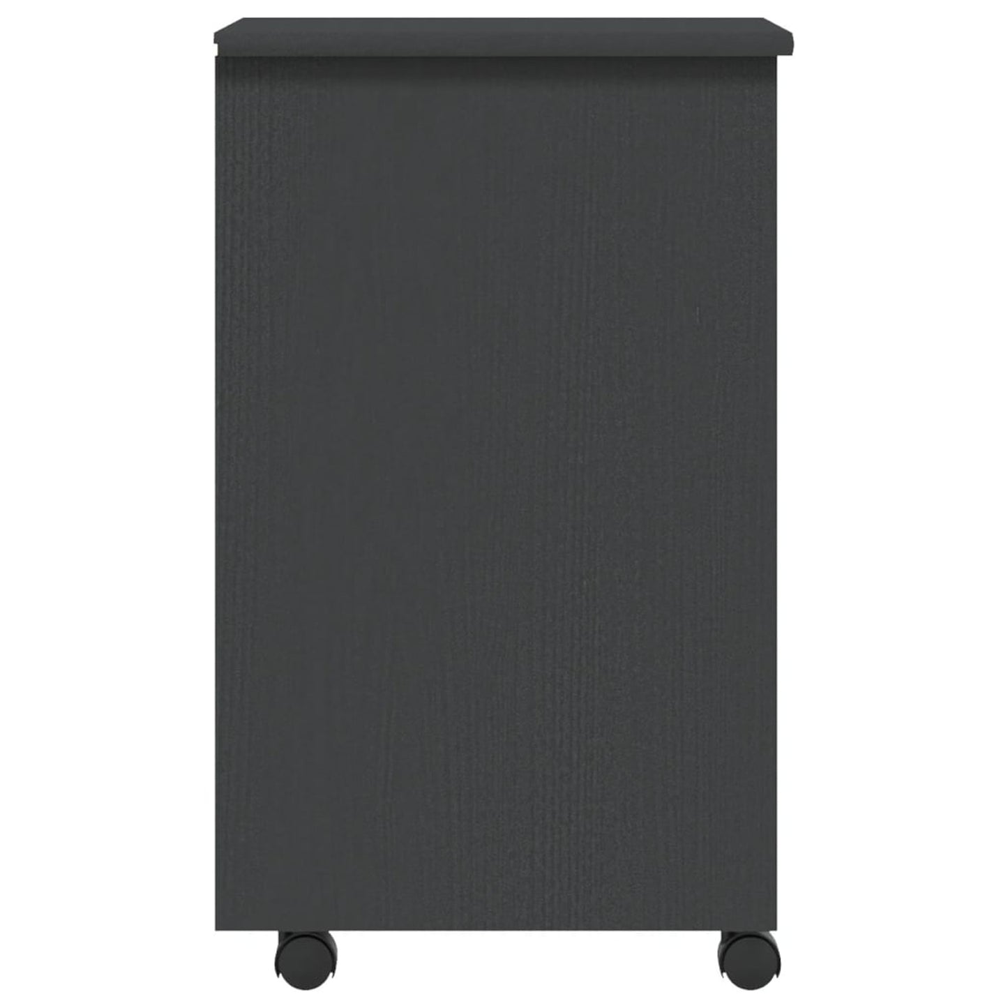 Rollende Opbergkast – Ladekast – Mobiele Kast – Opbergmeubel – Bureaukast – Massief Grenenhout – Zwenkwieltjes – Compact Formaat