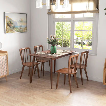 Eettafel – Tafel – Keukentafel – Houten Tafel – Houten Eettafel – 120x75x76 cm – Massief Hout, Geschikt Voor 4-6 Personen