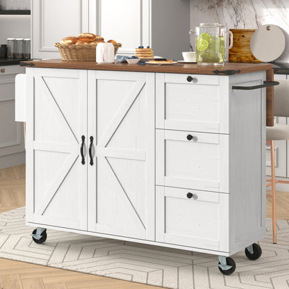 Keukentrolley – Keukenwagen – Serveerwagen – Keukenkast – Eetkamerwagen – Uitbreidbaar Werkblad – Hardhouten Houtfineer