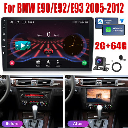 Autoradio – Auto Radio – 2 DIN Radio – Multimediaradio – Car Audio – 22,86 cm Touchscreen – Draadloos CarPlay & Android Auto