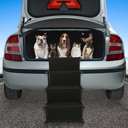 Hondenloopplank – Hondentrap – Loopplank Hond – Dierenloopplank – Huisdierentrap – Opvouwbaar – Slipvast Oxford Stof – 139 cm Lang – Voor Grote Honden Tot 75 kg