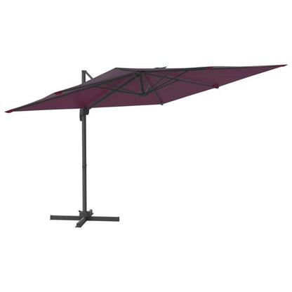 Drijvende Parasol – Zweefparasol – Terrasparasol – Tuinparasol – Hoge Schaduw – Aluminium Paal – 400 X 300 Cm