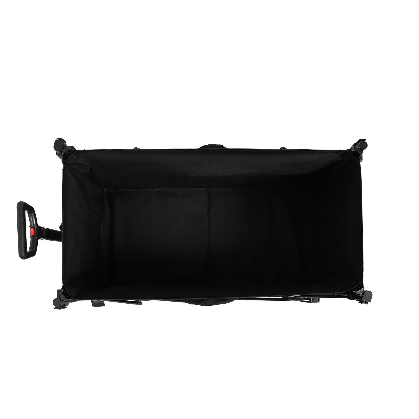 Bolderkar – Bolderwagen – Strandkar – Trekkar – Opvouwbare Wagen – Draagvermogen 100 kg – Grote All-Terrain Wielen – Met Bekerhouders – Blauw