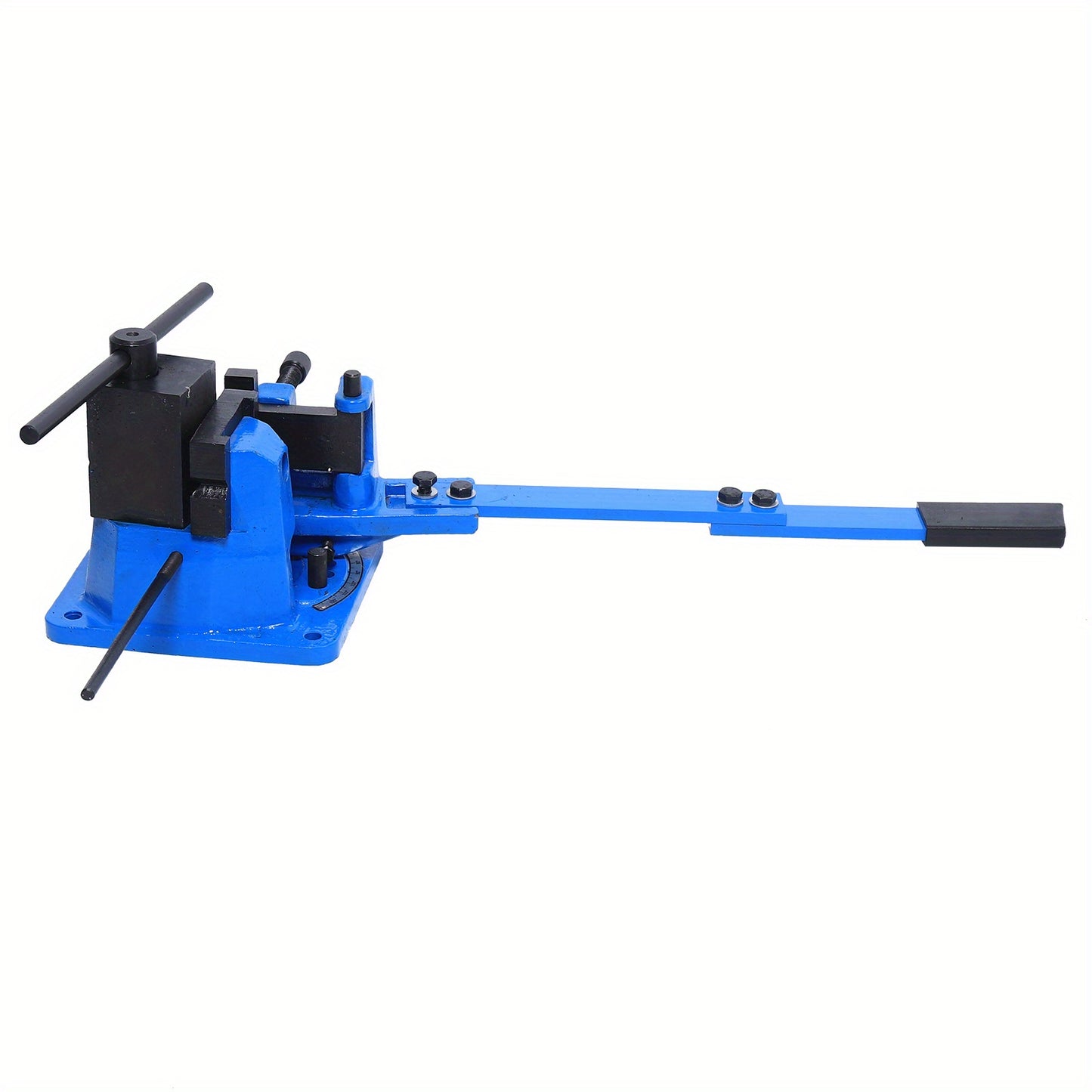Heavy-Duty Manual Tube Bender with Adjustable 0-180° Bending Angle, 1/4"-1" Pipe Capacity & 4-Position Clamping System - Heavy-Duty Steel Construction, Ergonomic Lever Mechanism for Precision Pipe Bending (No Folding) - Idea