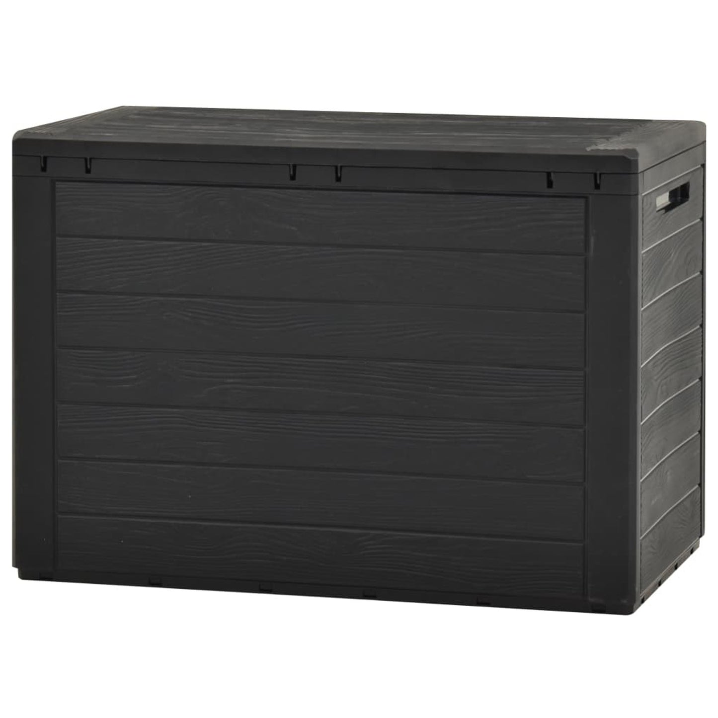 Opbergbox Tuin – Tuinkussenbox – Tuinbox – Tuinkist – Tuinopbergkast – Duurzaam Polypropyleen – Vergrendelbaar Deksel – 190 Liter – 78x44x55 cm – Antraciet