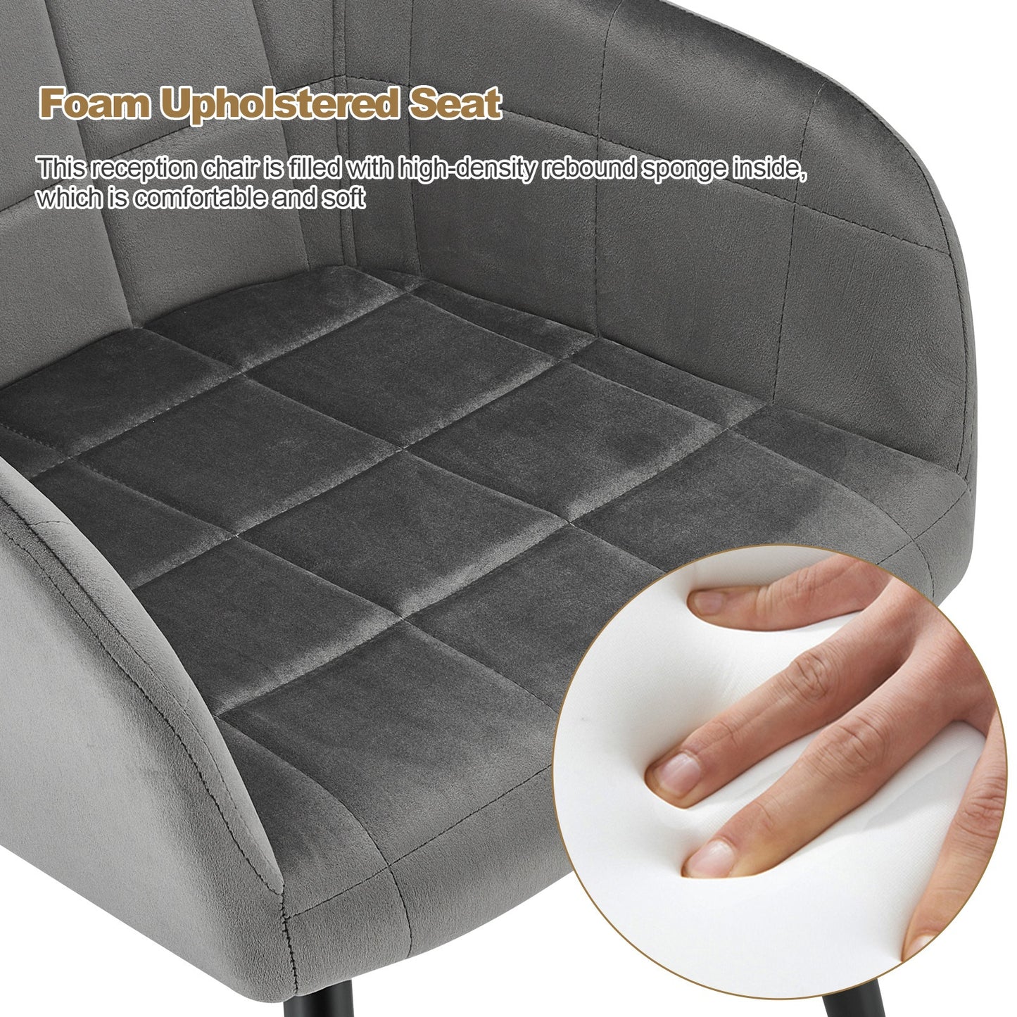 Velvet Eetkamerstoelen – Stoelen – Eetkamerstoelen Met Armleuning – Tubstoelen – Lounge Stoelen – Set Van 2 Cyan – Zachte Velvet Bekleding – Ergonomisch Ontwerp Met Metalen Frame
