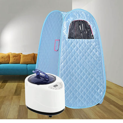 Stoomsauna – Sauna Tent – Thuissauna – Draagbare Sauna – Wellness Tent – Compact Ontwerp – Automatische Veiligheidsuitschakeling – Geschikt Tot 176,78 cm