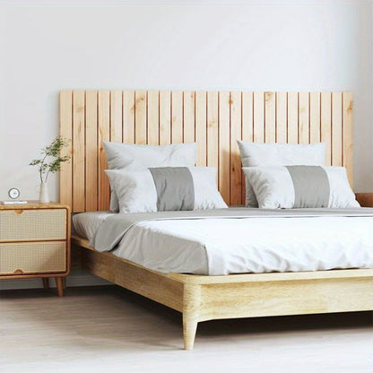 Hoofdbord – Houten Hoofdeinde – Bed Hoofdbord – Bedframe Hoofdbord – Slaapkamer Hoofdsteun – Bruin – Massief Hardhout – Strak Design – 160x60 cm