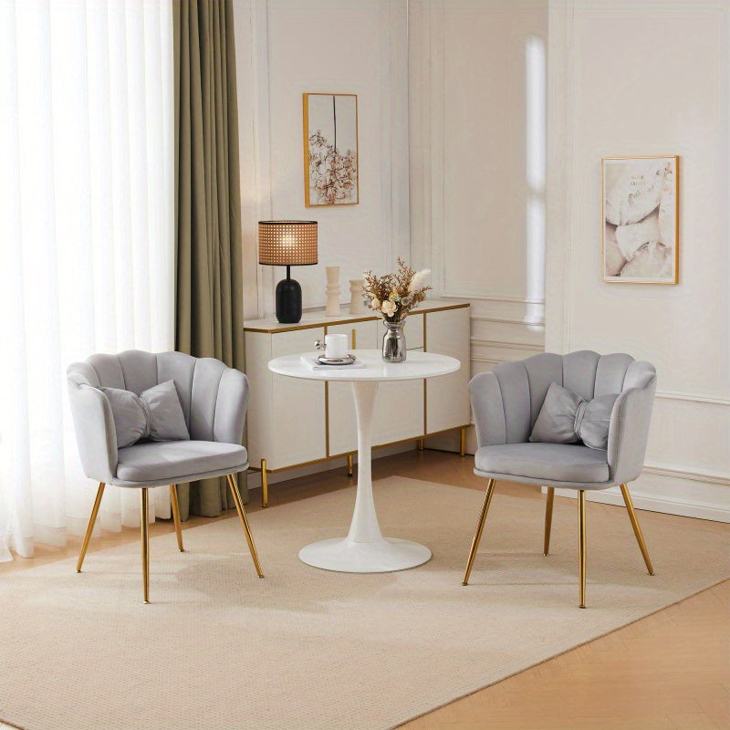 Fauteuil – Zitzetel – Relaxstoel – Armstoel – Velours Bekleding – Uniek Bloemblad Design – Ergonomische Vlinderkussens