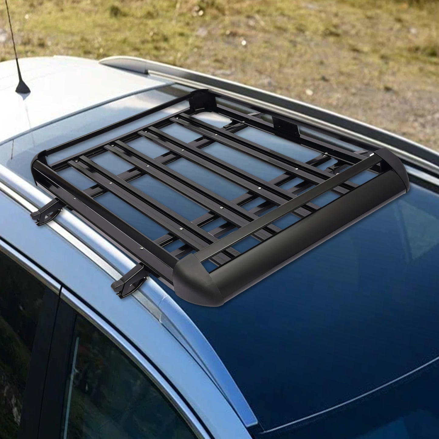 Dakkoffer – Dakdrager – Dakbox – Bagagedrager – Autodakkoffer – Dubbel-laags Aluminium Ontwerp – Stalen Rails & Lage Windgeluid