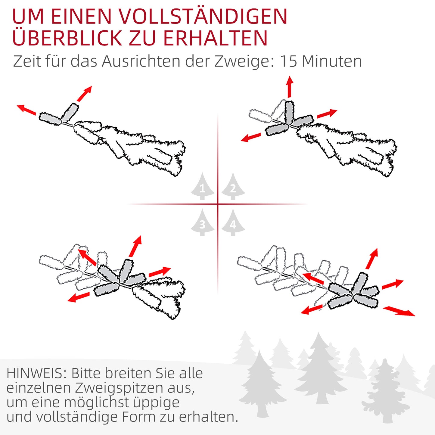 Kerstboom Kunstboom Kunstkerstboom Kunstkerstboom Decoratie Dennenboom – Realistisch Uitziend – Brandvertragend Materiaal – Stabiele Metalen Voet – 183 cm – Groen