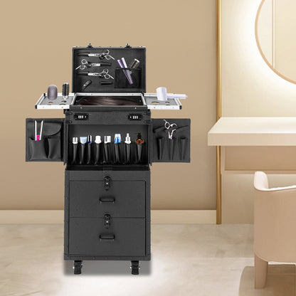 Hairdressing Tool Kit Salon Hairdressing storage cabinet, For Storing Hair Clips, Hair Dryers, Straighteners, And Other Hairdressing Tools, Or For Storing Jewelry, Toiletries, Shaving Tools, Etc