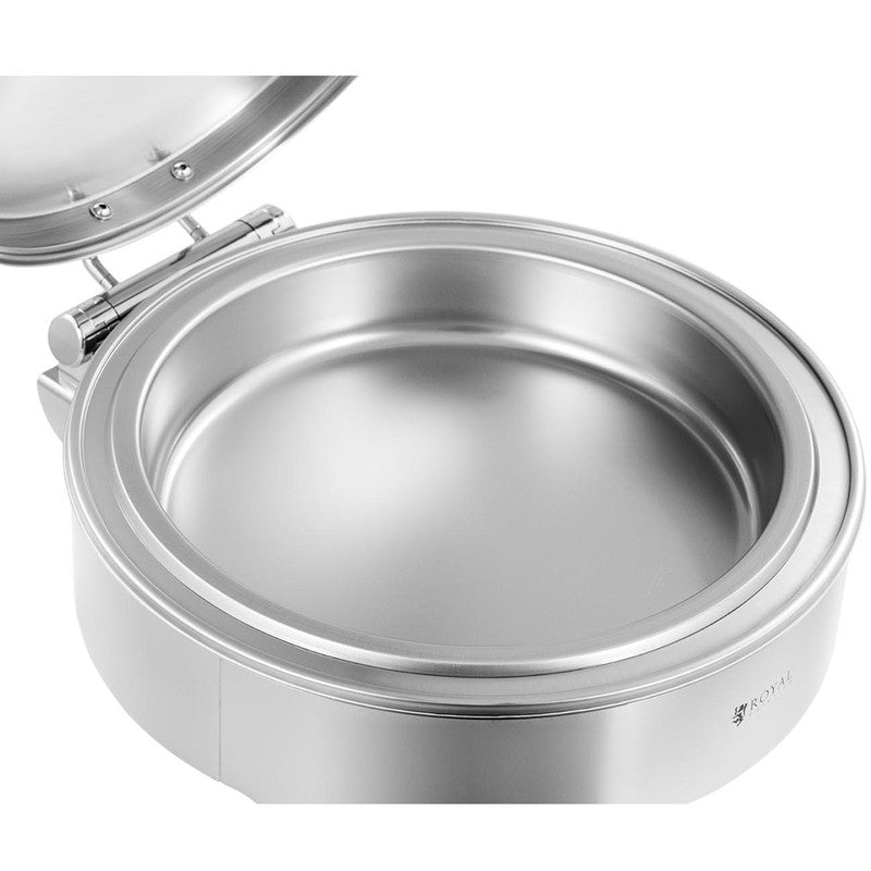 Bain Marie – Buffetwarmer – Voedselwarmer – Warmhoudplaat – Warmhoudschaal – RVS 5,8 Liter – Veilig Waterbad Zonder Elektriciteit