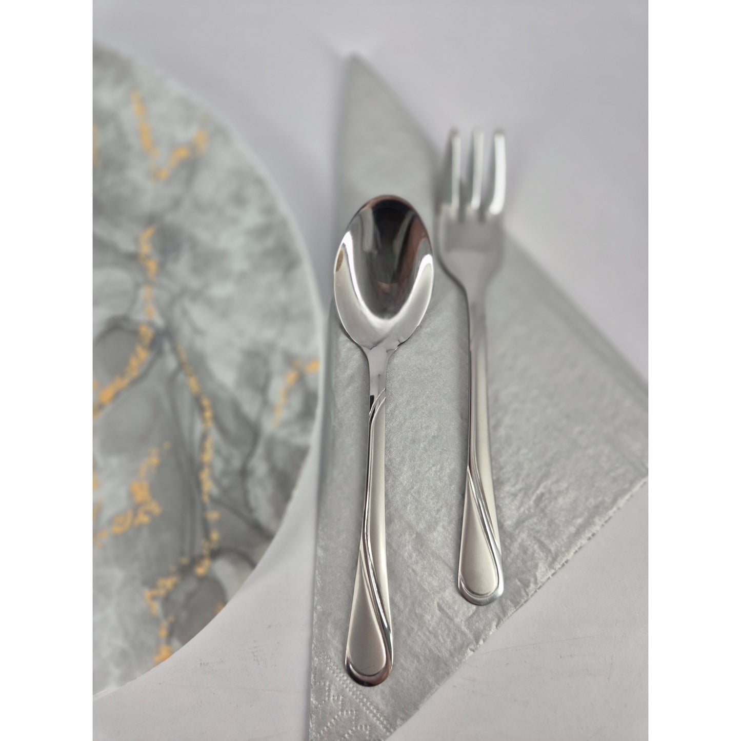 Cutlery in The Suitcase | 72pcs | 12 People | Stainless Steel | Fork | Spoon | Knife | SATIN 2232D