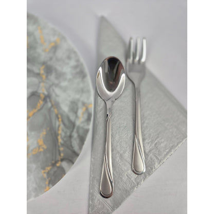 Cutlery in The Suitcase | 72pcs | 12 People | Stainless Steel | Fork | Spoon | Knife | SATIN 2232D