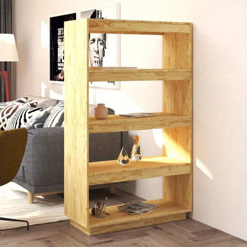 Bookshelf/Room Divider 80X35X135 Cm Made of Solid Pine Wood