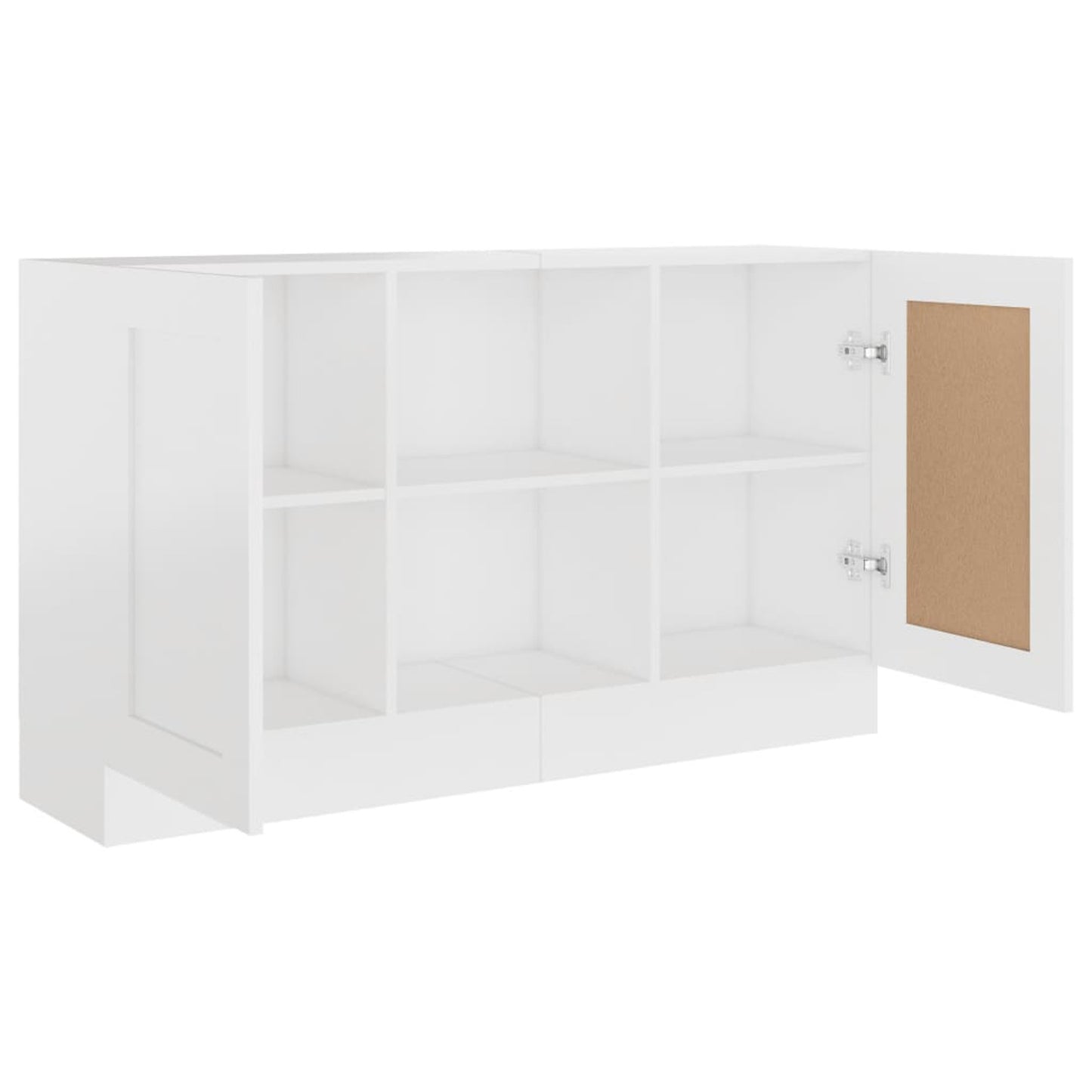 Sideboard White 120x30.5x70 cm Engineered Wood Side Cabinet Organizer Storage Cabinet Storage Box for Bedroom, Living Room, Bathroom, Home Furniture