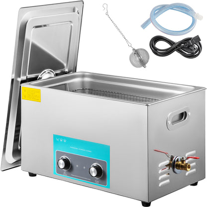 Ultrasone Reiniger – Ultrasonic Cleaner – Ultrasoon Schoonmaker – Ultrasoon Reinigingsapparaat – Ultrasone Tank – 30 Liter Capaciteit – Roestvrijstalen Behuizing met Timer en Verwarming