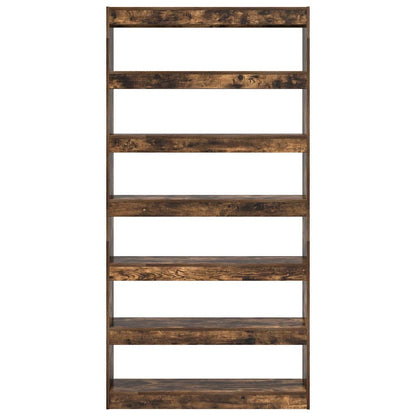 Boekenplank – Wandplank – Wandrek – Boekenrek – Wandopberger – 6 Niveaus – Rustiek Hout