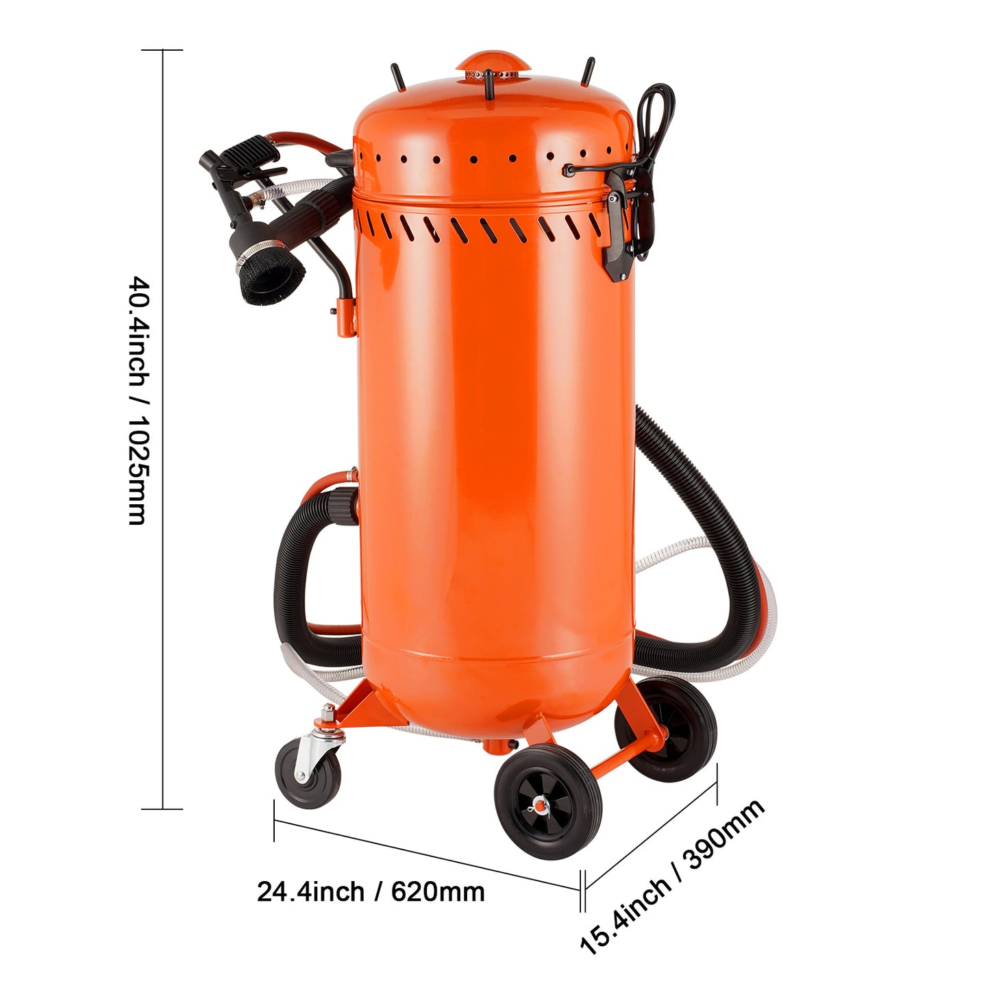 Zandstraalinstallatie – Sandstraalcabine – Zandstraalkast – Zandstraalwerkstation – Vacuüm Zandstraalmachine – 28 Gallon Tank – Krachtige 1200W Motor