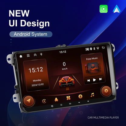 9-inch Autoradio – Android Auto Radio – GPS Navigatie – Double DIN Radio – 9 Inch Touchscreen – Android 13 Systeem – Draadloze CarPlay – Achteruitrijcamera & SWC Ondersteuning