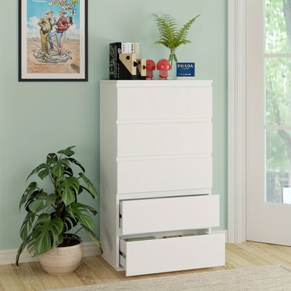 Ladekast – Opbergkast – Dressoir – Kast – Ladenkast – Wit – Grote Opbergcapaciteit – Duurzaam Hout