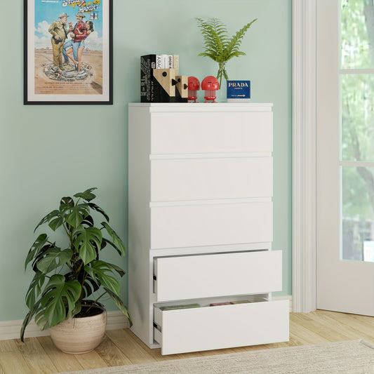 Ladekast – Opbergkast – Dressoir – Kast – Ladenkast – Wit – Grote Opbergcapaciteit – Duurzaam Hout