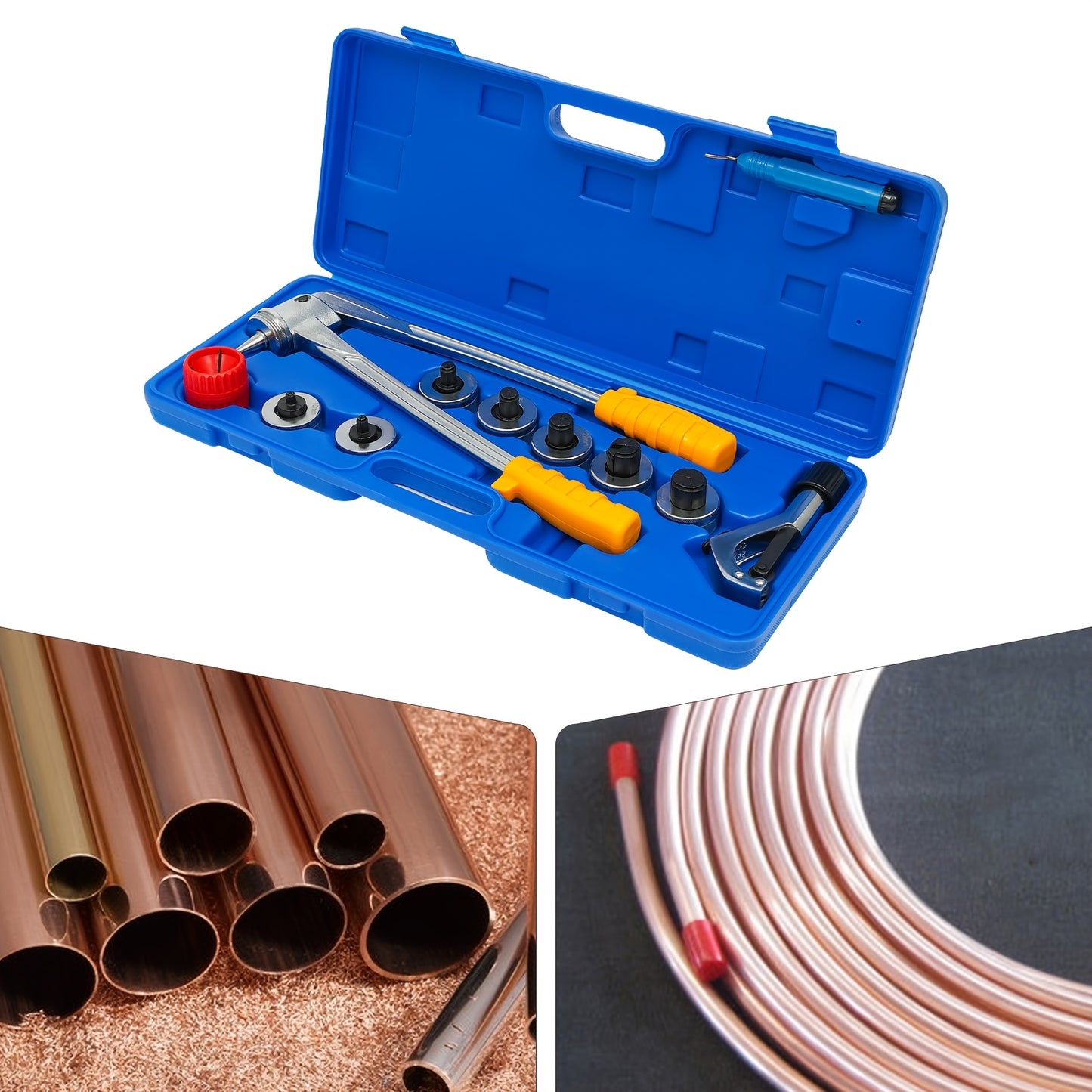 Buisvergroter – Pijpuitzetter – Buisuitzetter – Buisset – Leidingset – Handmatig – 10-28 mm – Gehard Staal