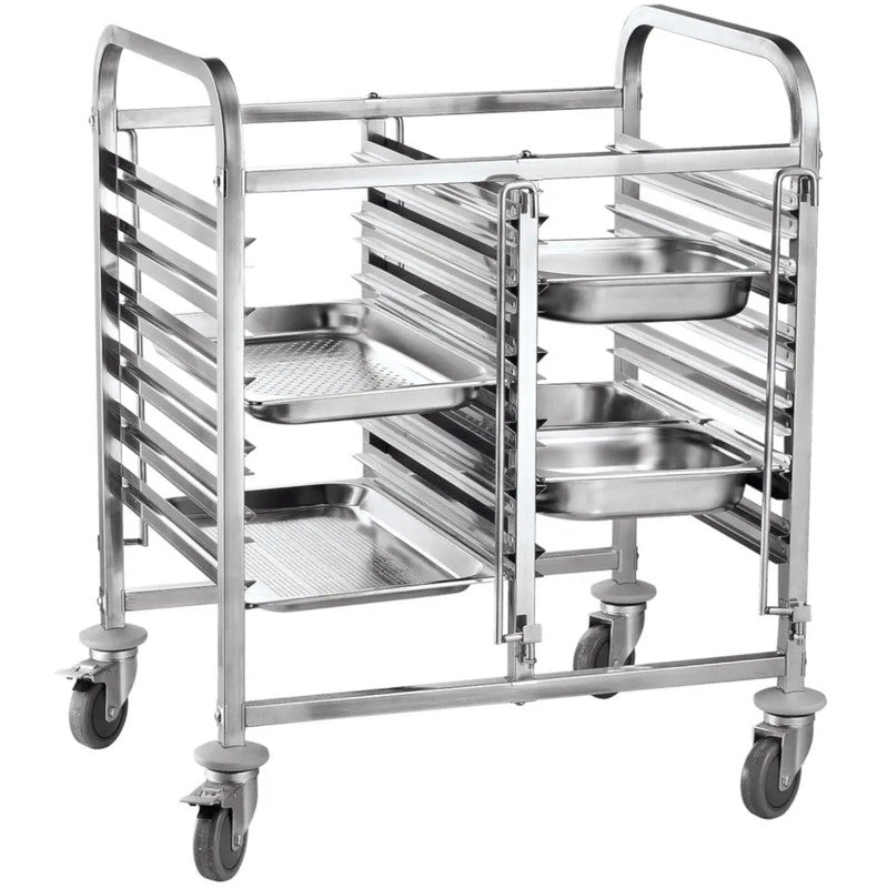 Double Container Transport Trolley 12 X GN 1/1 - Hendi 810569