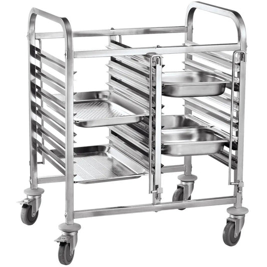 Double Container Transport Trolley 12 X GN 1/1 - Hendi 810569