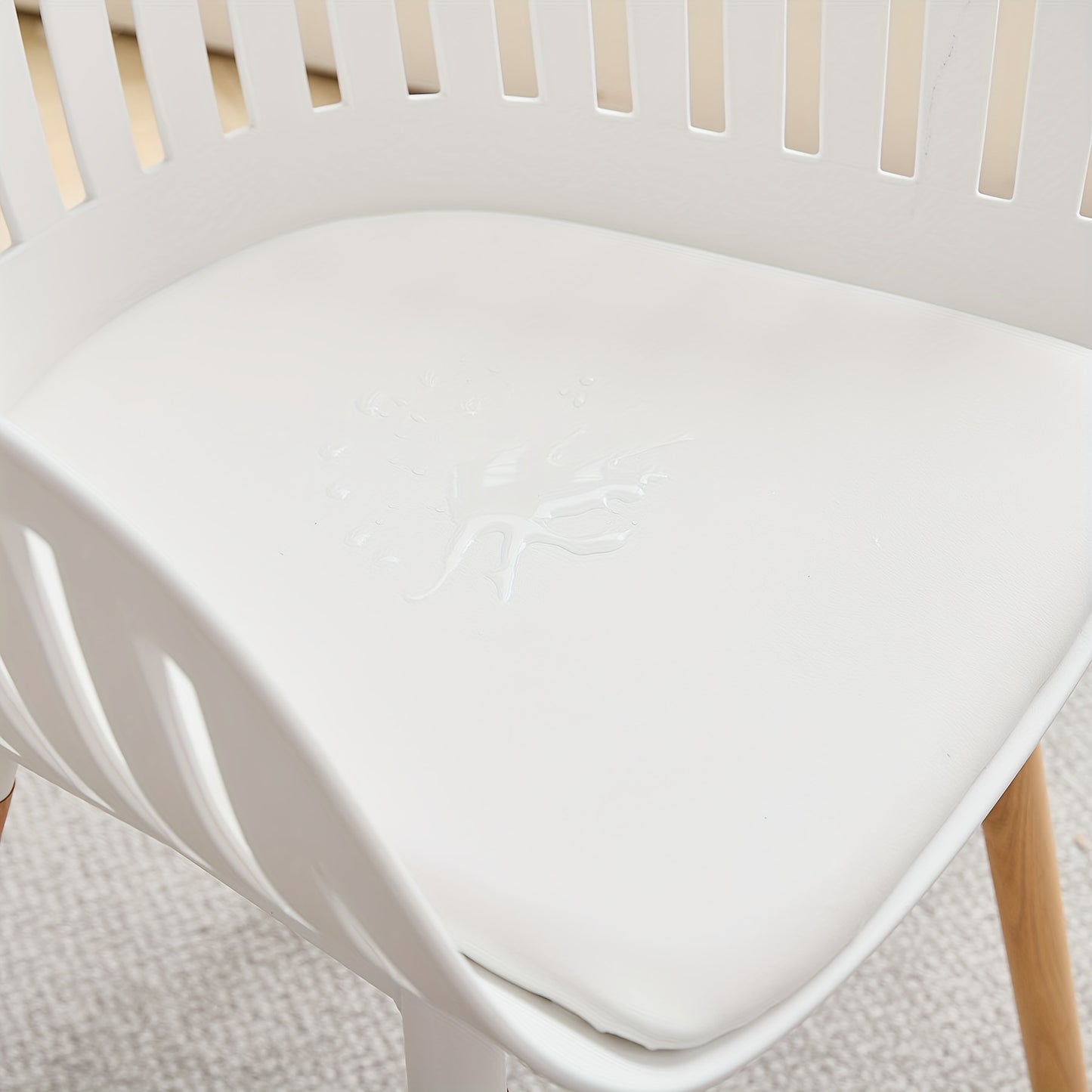 Eetkamerstoelen – Stoelen Set – Design Stoel – Nordic Stoelen – Witte Stoelen – Ergonomisch Comfort – Uitneembare Sponsvulling