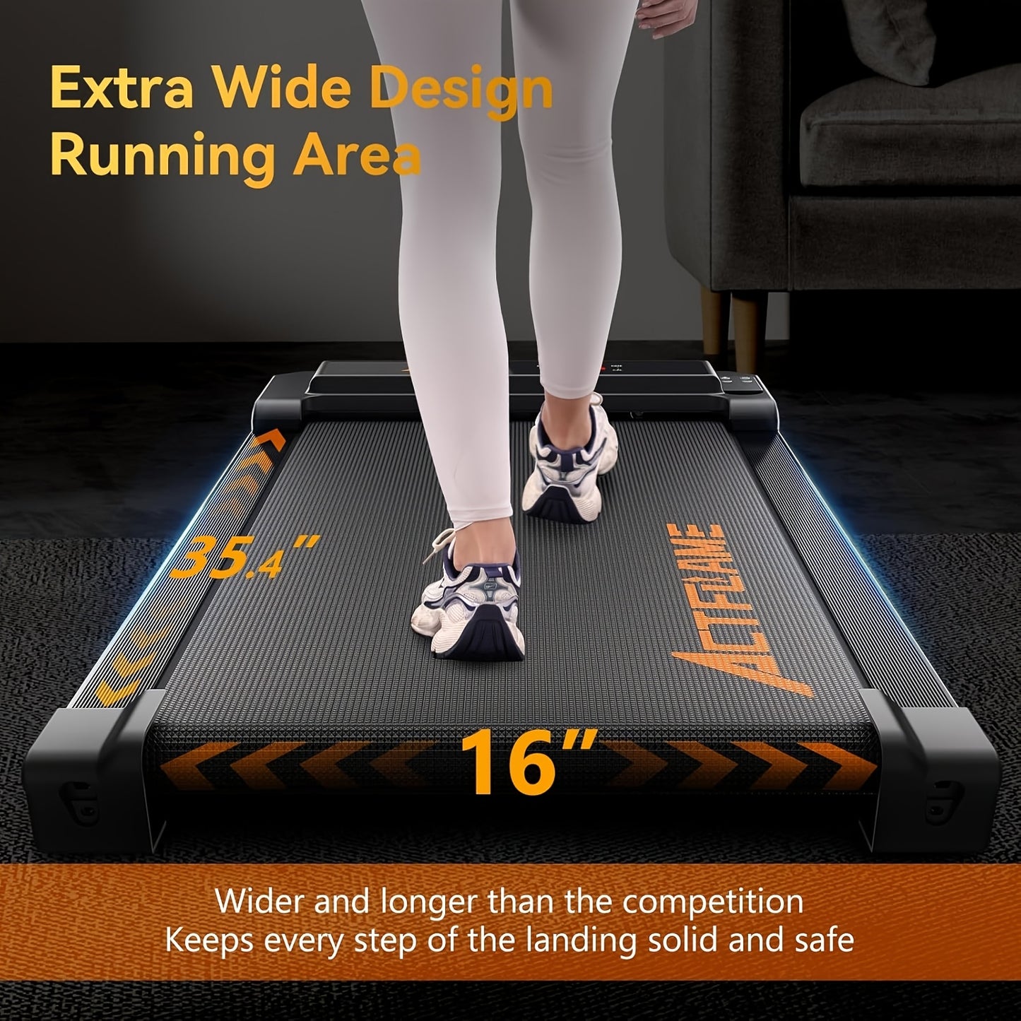 Loopband – Wandelband – Walking Pad – Treadmill – Hometrainer – Inklapbaar En Compact – 0-6 Km/u Met Hellingsfunctie – Draagvermogen 120 Kg