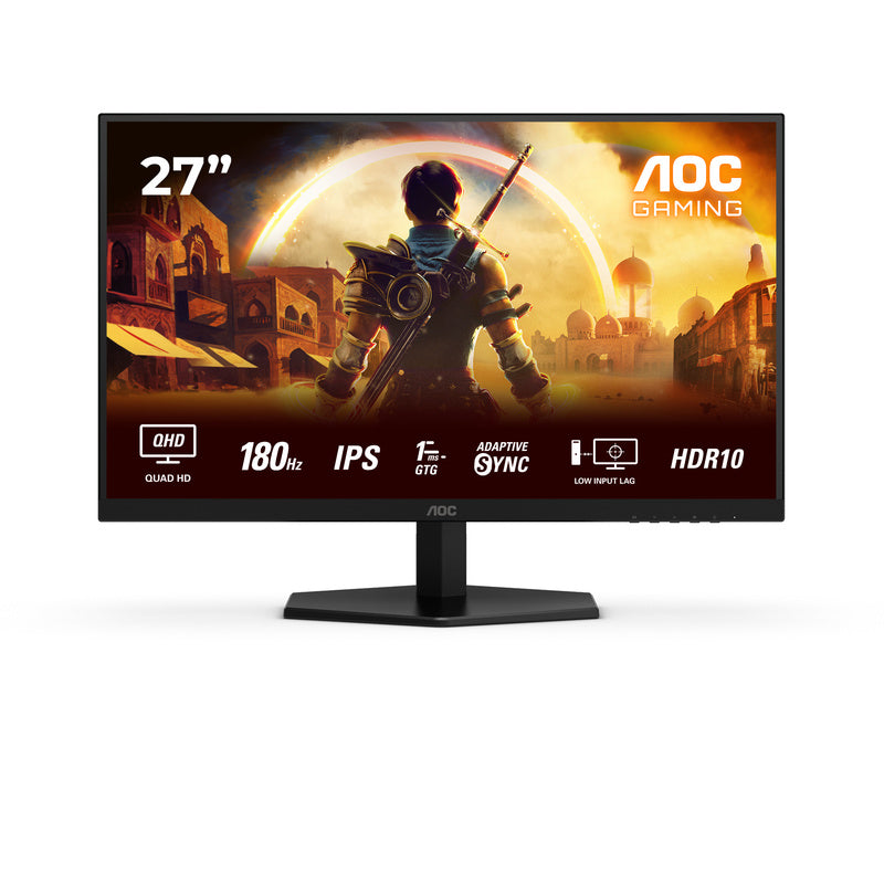 27 Inch Monitor – Computerscherm – Display – Beeldscherm – Gaming Scherm – IPS Paneel – QHD Resolutie – 180 Hz Verversingssnelheid – 1 ms Reactietijd