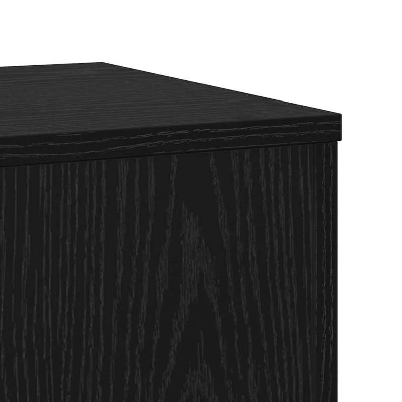 Plantenstandaard – Plantenhouder – Plantentafel – Bloemenrek – Bloempotstandaard – Zwart Eikenhout – 33x33x100 cm – Modern Design – Duurzaam & Robuust