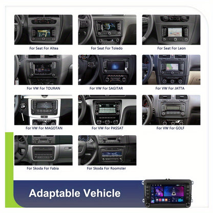 Android 15 Auto-Multimediabox – Autoradio – Car Stereo – Navigatiesysteem – Multimedia Speler – 7 Inch HD Touchscreen – Draadloze CarPlay & Android Auto – 4GB RAM + 64GB Opslag
