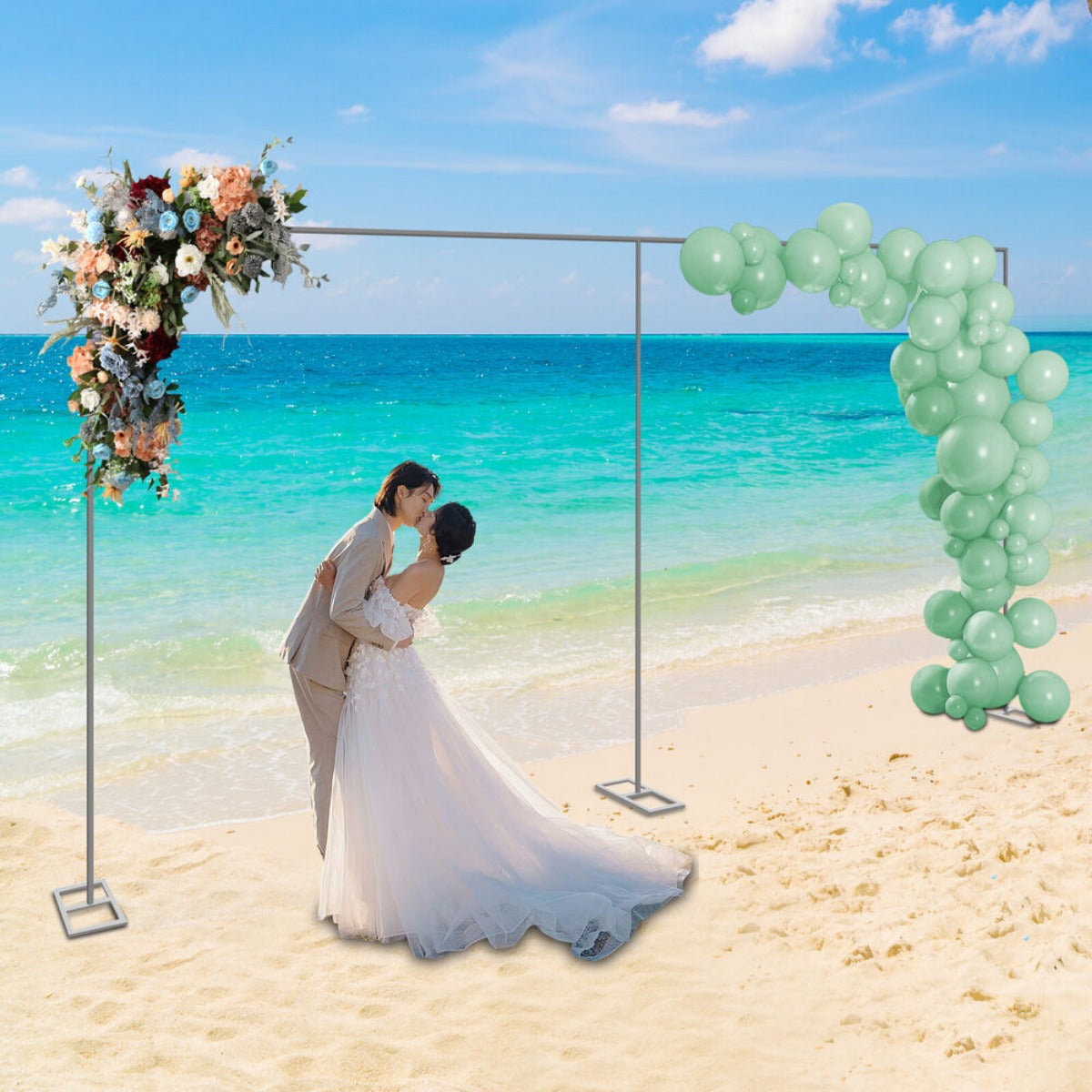 Achtergrondstandaard – Fotostatief – Achtergrondsysteem – Fotobackdrop – Studioframe – Verstelbaar Aluminium Frame – 3x6 Meter Groot – Stevig Carbonstaal