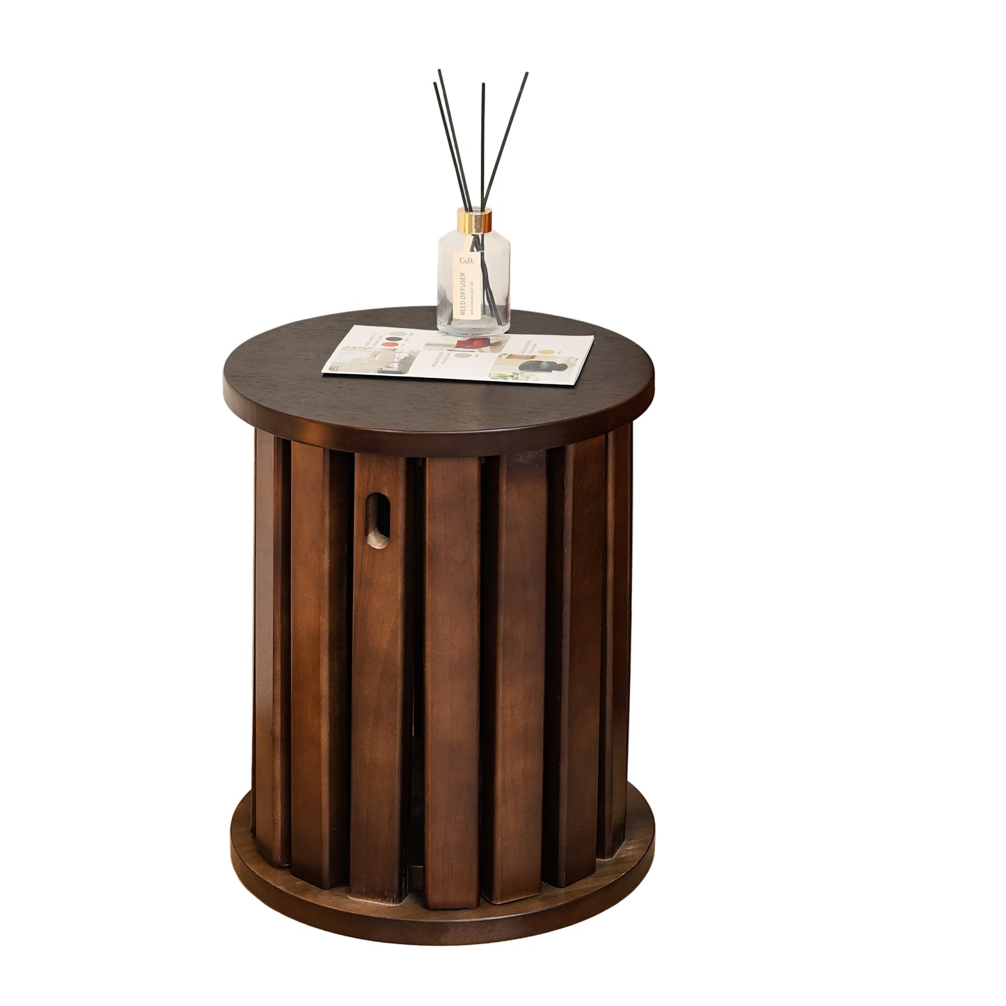 Moderne Kruk – Stapelbare Krukken – Barkruk – Eetkamerkruk – Keukenkruk – Eikenhout – Duurzaam & Compact – Gemakkelijk Schoon Te Maken – Walnoot