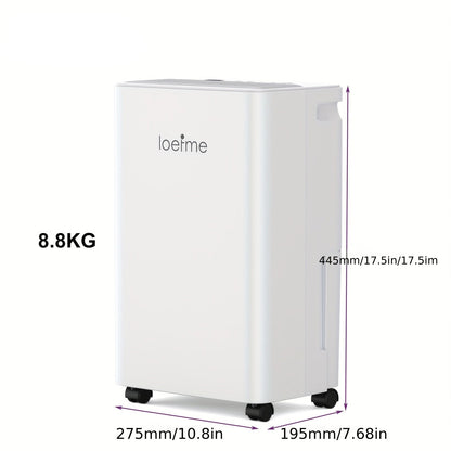 Luchtontvochtiger – Ontvochtiger – Dehumidifier – Vochtvreter – Vochtopnemer – Stil – 2L Waterreservoir – Automatische Uitschakeling en Slaapstand