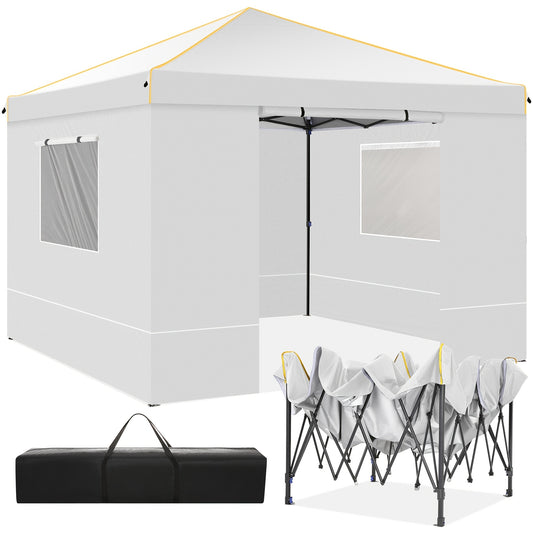 Pop-up Tent – Vouwtent – Partytent – Schaduwtent – Buitentent – 3,05×3,05 Meter – PU Gecoat Oxford Stof – Stevig Carbon Stalen Frame