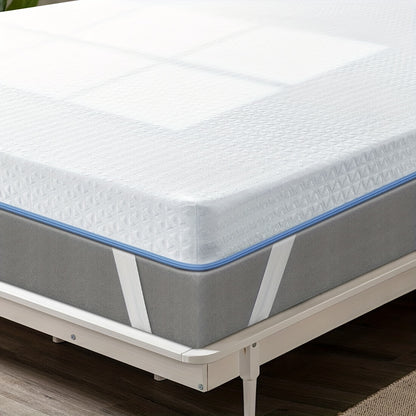 Matras Topper – Topmatras – Topdekmatras – Matrastopper – Topmatras 160x200 cm – 10 cm Dik – Dubbele Hardheid H2 & H3 – Wasbare Afritsbare Hoes