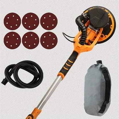 Wandschuurmachine – Plafondschuurmachine – Langnekschuurmachine – Droogbouwschuurmachine – Elektrische Schuurmachine – 1390W Motor – 215 mm Schuurdiameter