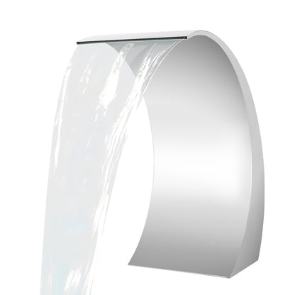 Pool Waterfall Fountain – Tuinfontein – Buitenwaterornament – Zwembadfontein – Waterval – RVS – 30x60 cm – Weerbestendig Hoogwaardig Metaal