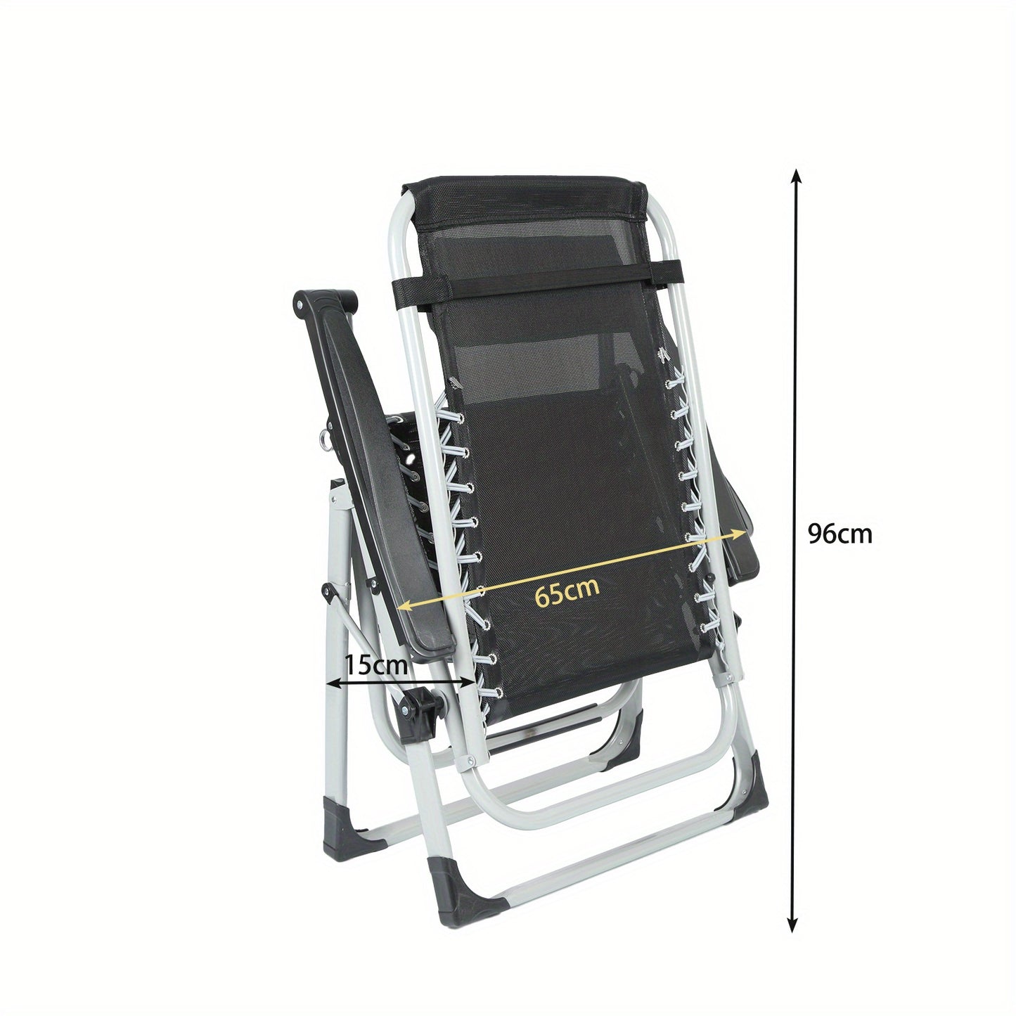 Verstelbare Loungestoel – Comfortabele Tuinstoel – Relaxstoel – Campingstoel – Stabiel Frame – Polyester Bekleding