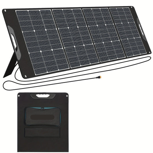 Draagbare Solar Oplader – Zonnepaneel – Mobiele Lader – Powerbank Oplader – 200W Vermogen – USB-C PD 3.0 – Lichtgewicht Inklapbaar