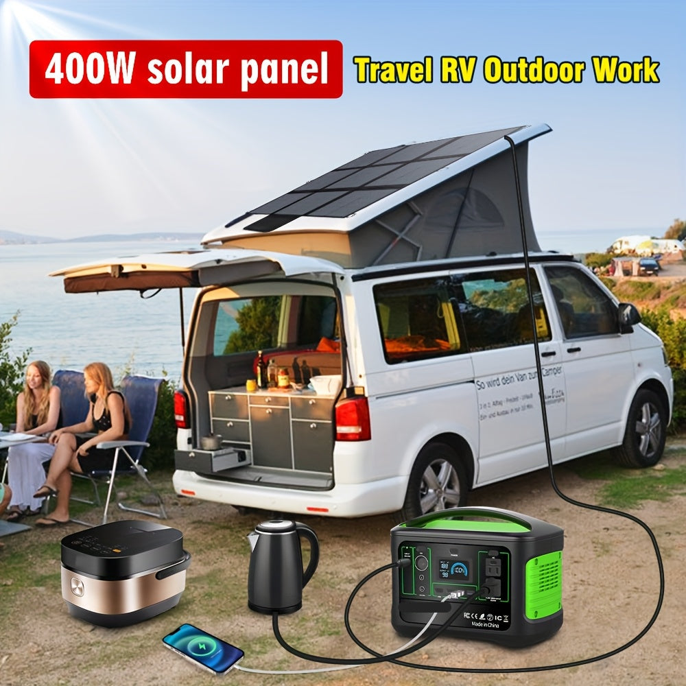 Opvouwbaar Zonnepaneel – Draagbaar Zonnepaneel – Mobiel Zonnepaneel – Kampeerpaneel – 200W Vermogen – Monokristallijn Silicium
