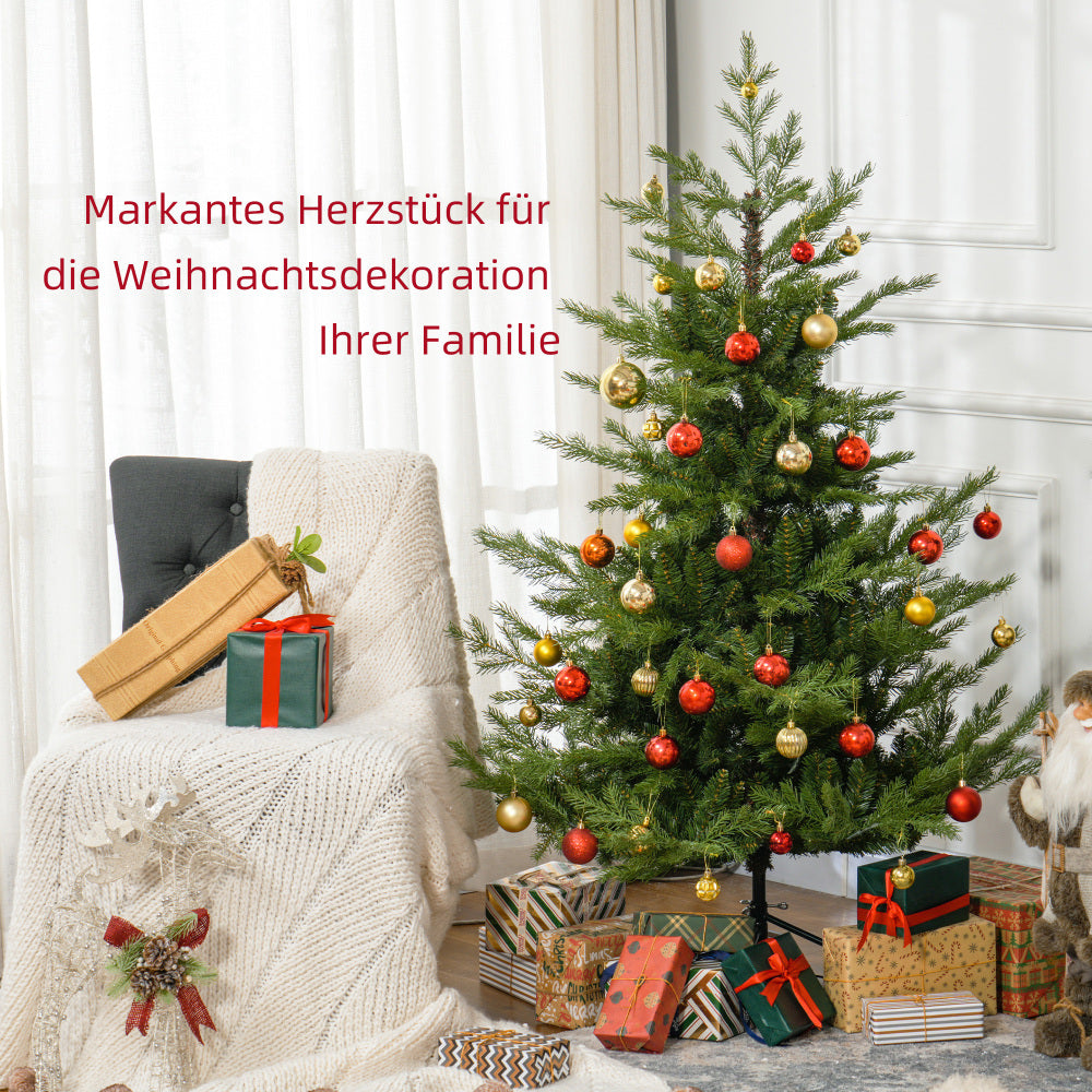 Kunstkerstboom – Kerstboom – Nepboom – Kunstboom – Kerstversiering – 180 cm – 1942 Dichte Takken – Stevige Voet & Onderhoudsvrij
