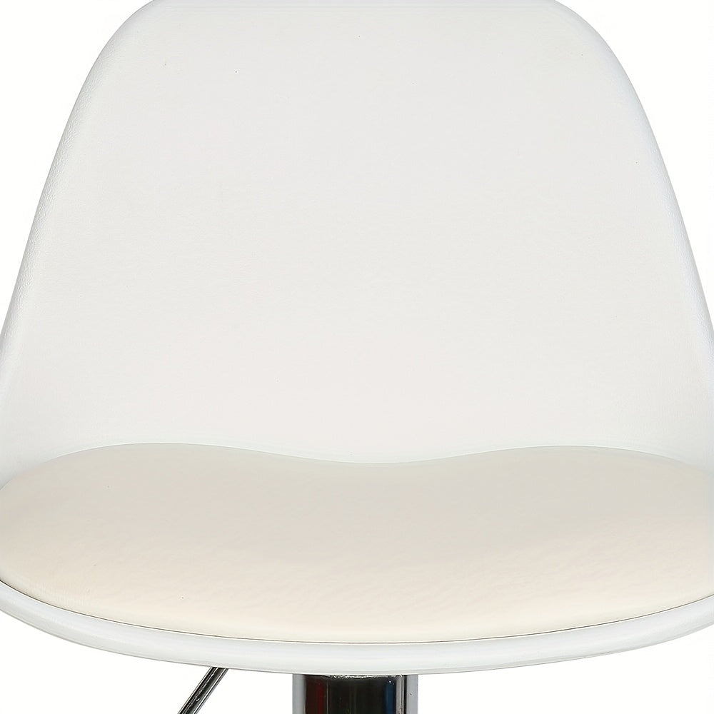 Barkrukken – Barstoelen – Krukken – Keukenstoelen – Barkruk Set Zwart – Instelbare Zithoogte 55-75 cm – 360° Draaibaar – PU Geluidsleunig – Stevige Metalen Onderstel